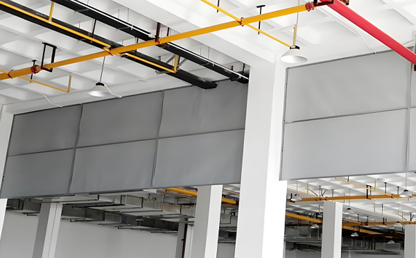 商场防烟分区常闭节点:西乡挡烟垂壁高度与控制器接线图解 商场防烟分区常闭节点:西乡挡烟垂壁高度与控制器接线图解