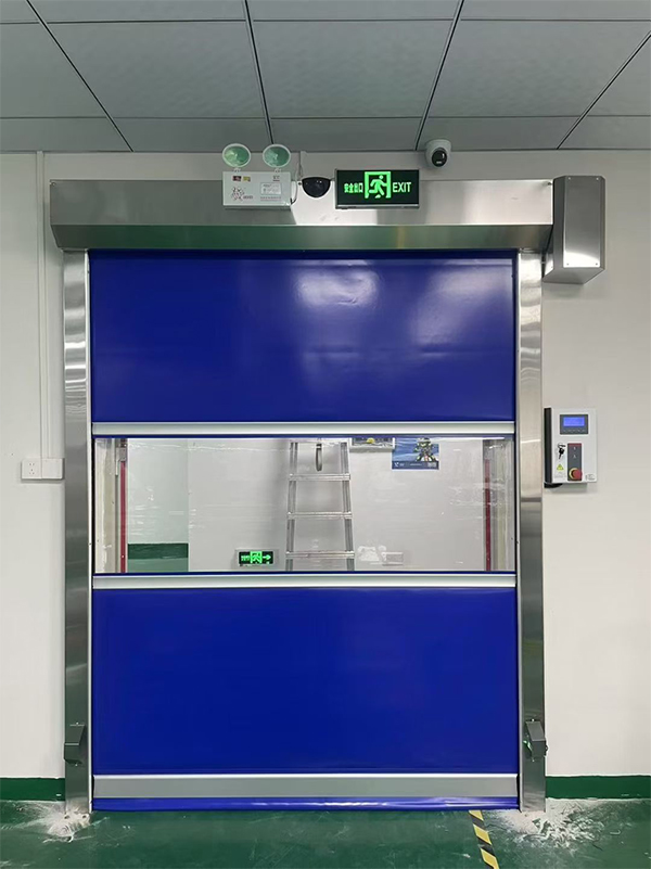 西乡快速西乡卷帘门在冷链物流仓储区的应用实践